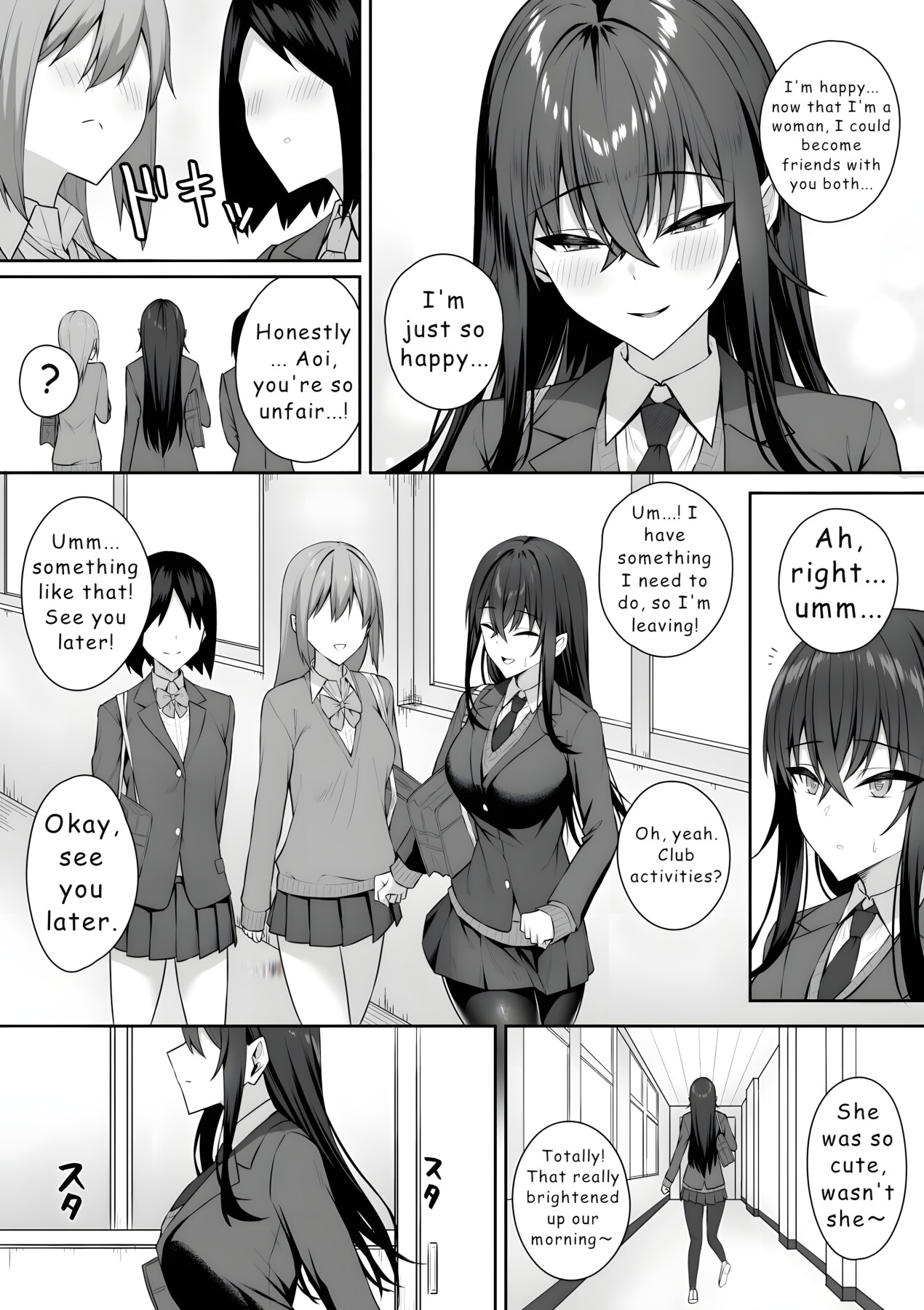 Hentai Manga Comic-The Gyaru and I Swapped Genders The Female Me and The New Boy-Read-6